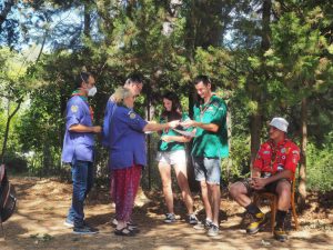 remise des buchettes a Cécile et Rémi