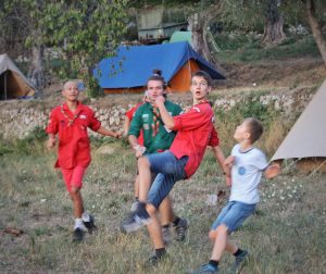 partie de foot pour les pas fatiguées