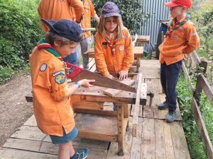Il veux couper sa main ou le bout de bois ?